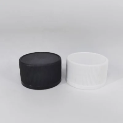 Precio de fábrica Tornillo acanalado negro blanco 38/400 Cierres de tapas personalizados