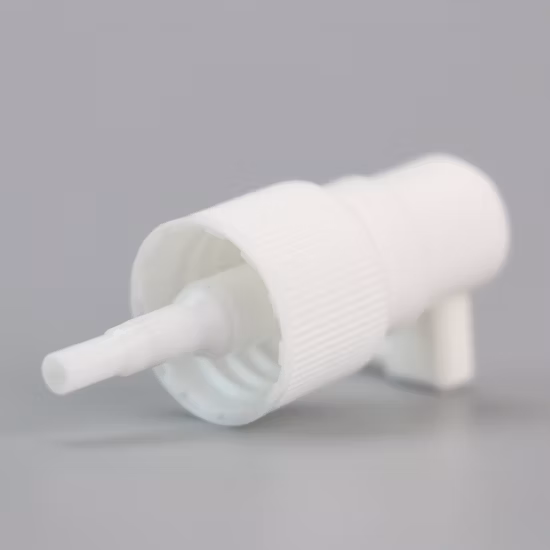 Pulverizador oral blanco PP con bomba pulverizadora farmacéutica de boquilla larga para botella médica de Kinpack