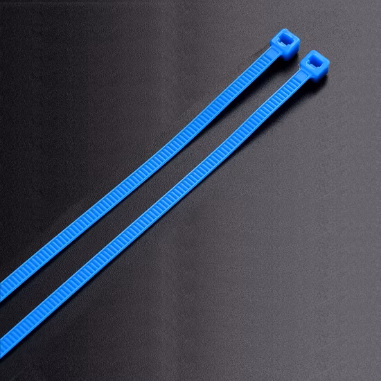 Bridas de plástico de nailon para cables PA 66 de fábrica, bridas autoadhesivas