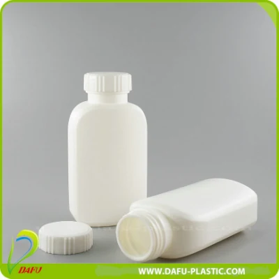 Envase de plástico de medicina líquida farmacéutica de 50 ml PE